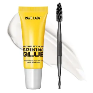 24H Super Hold Clear Eyebrow Gel, Waterproof Long-Lasting Lock & Freeze Brow Styling Glue, Fast-Dry Non-sticky, Vegan Formula for Natural-Looking Brows, Got to Be Glue with Precision Brush(1-Pack)