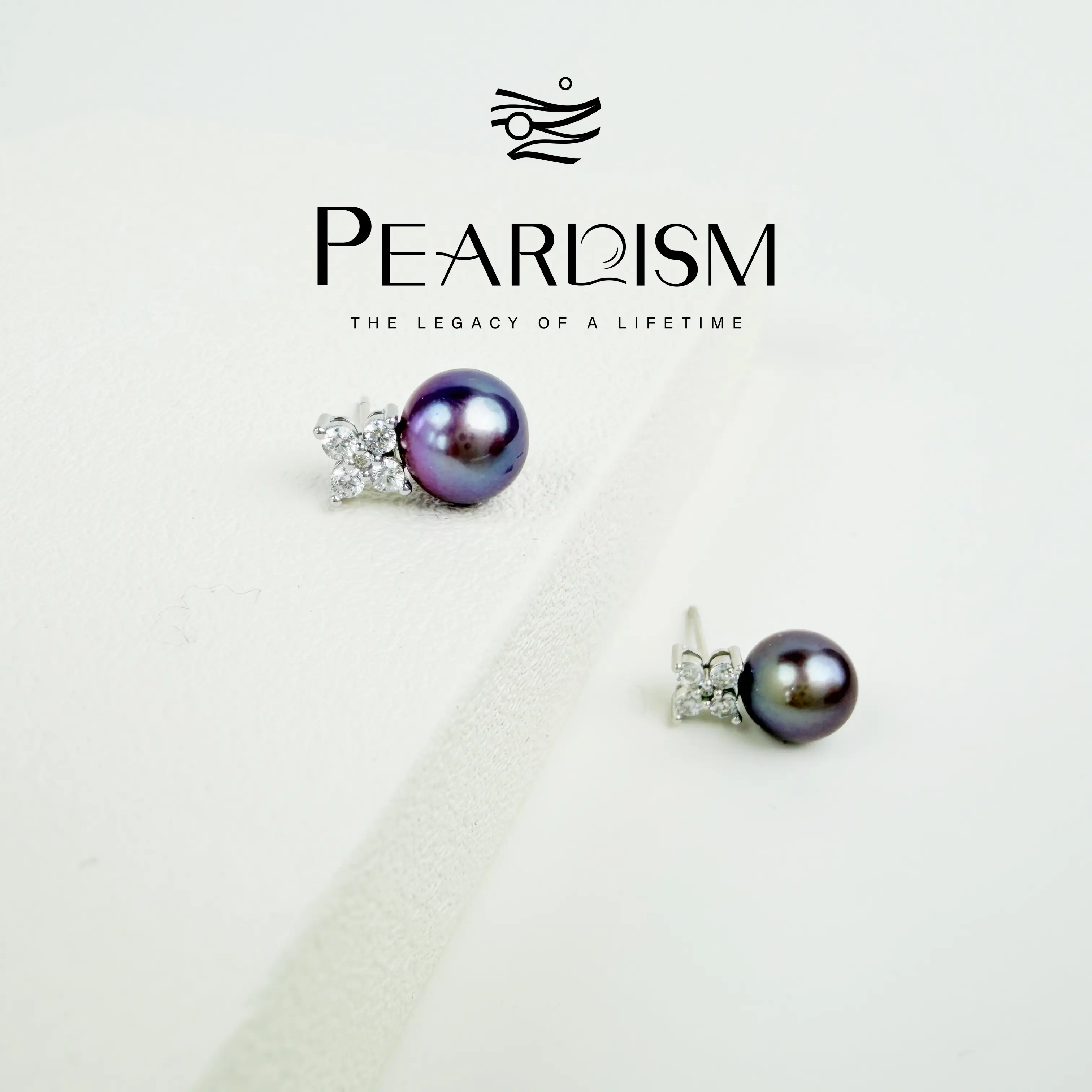 【Adee】PEARLISM Dainty Everyday Edison Pearl Earrings | 7.5-8.5mm Silver CZ Hypoallergenic-AFEE020