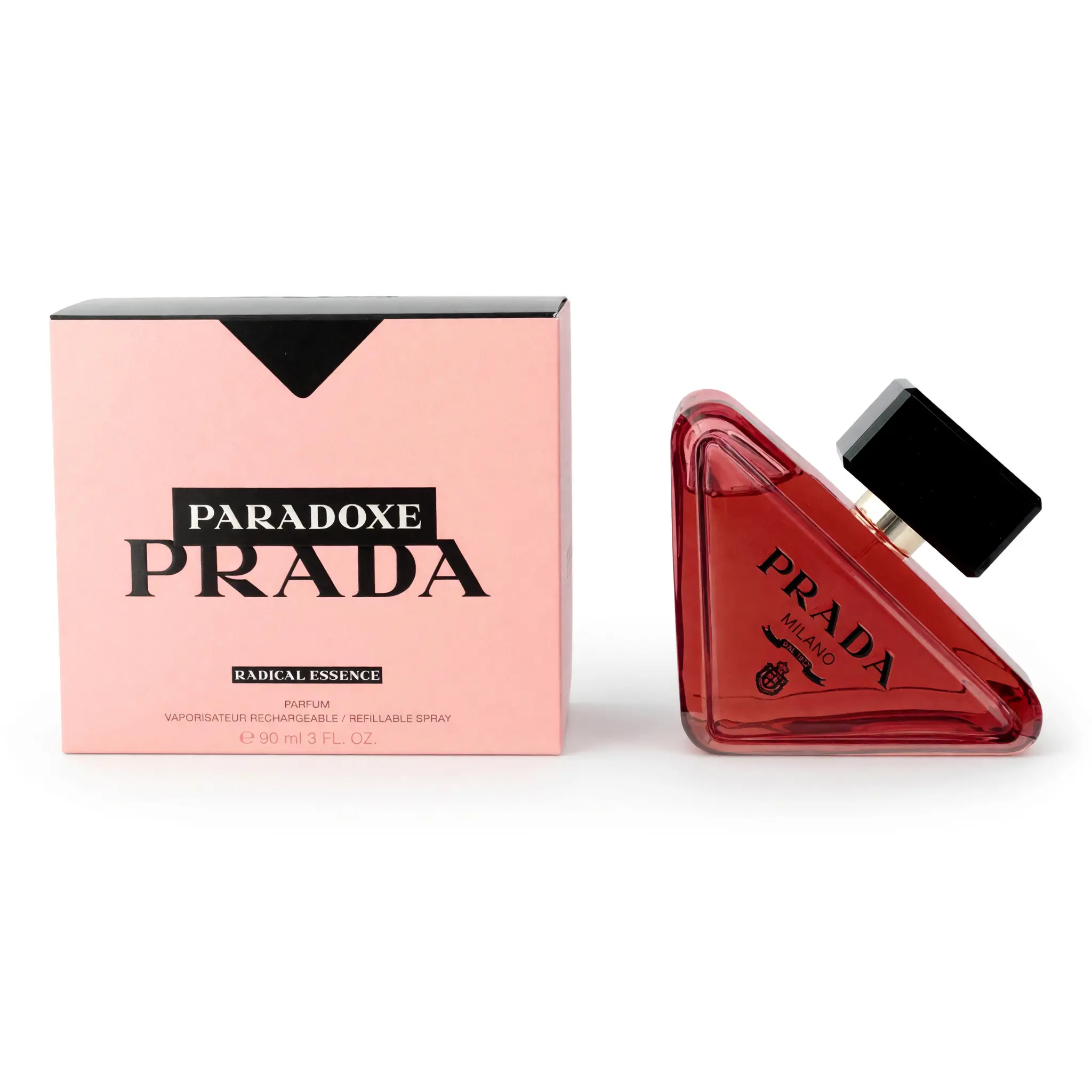 Prada Paradoxe Radical Essence by Prada, 3 oz Parfum Spray for Women Daily Summer Fragrance, Perfumes For Women, Pistachio, Aromatic Woody Floral, Floral Fragrance Perfume