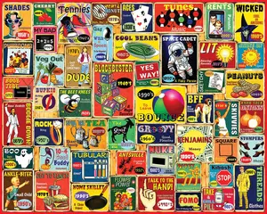 Slang We Used (1885pz) - 1000 Piece Jigsaw Puzzle