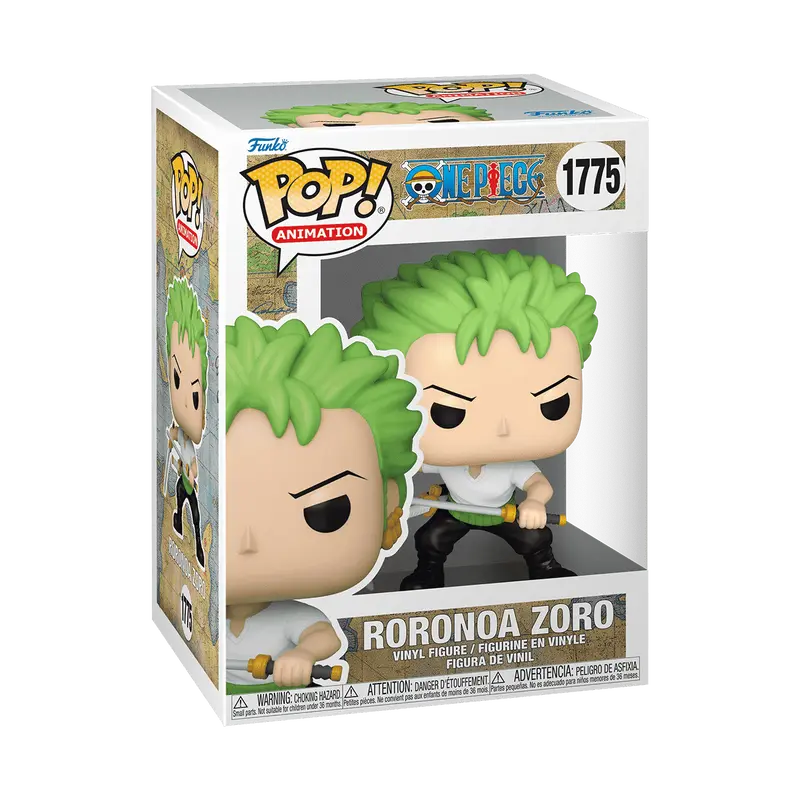 Funko Pop! One Piece - Roronoa Zoro (Two Sword Style) (Common) #1775 Collectible Pop Vinyl Figure