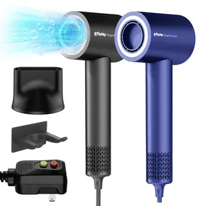 Fast Drying High-speed Hair Dryer Brushless Motor BidsFarewell to Static Electricity and ThermoControl Technology Ergonomic Design 110,000 RPM motor Hair Dryer WithMagnetic Attachments, Negative lon, HeatDamage Protection blow dryer