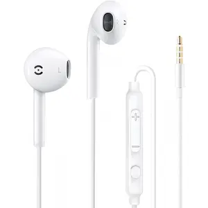 Wired Earbuds with Mic 3.5mm Jack WH9, Comfort-Fit in-Ear Headphones for , PC Gaming, Airplane Travel, School, , Android, iPad