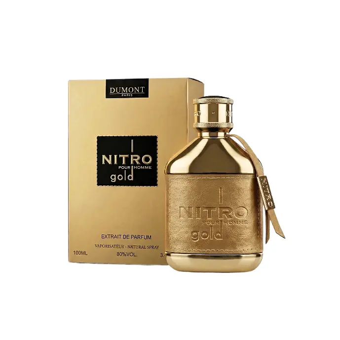 Nitro Gold by Dumont Paris Pour Homme 100ml/ 3.4Oz Extrait de Parfum Spray