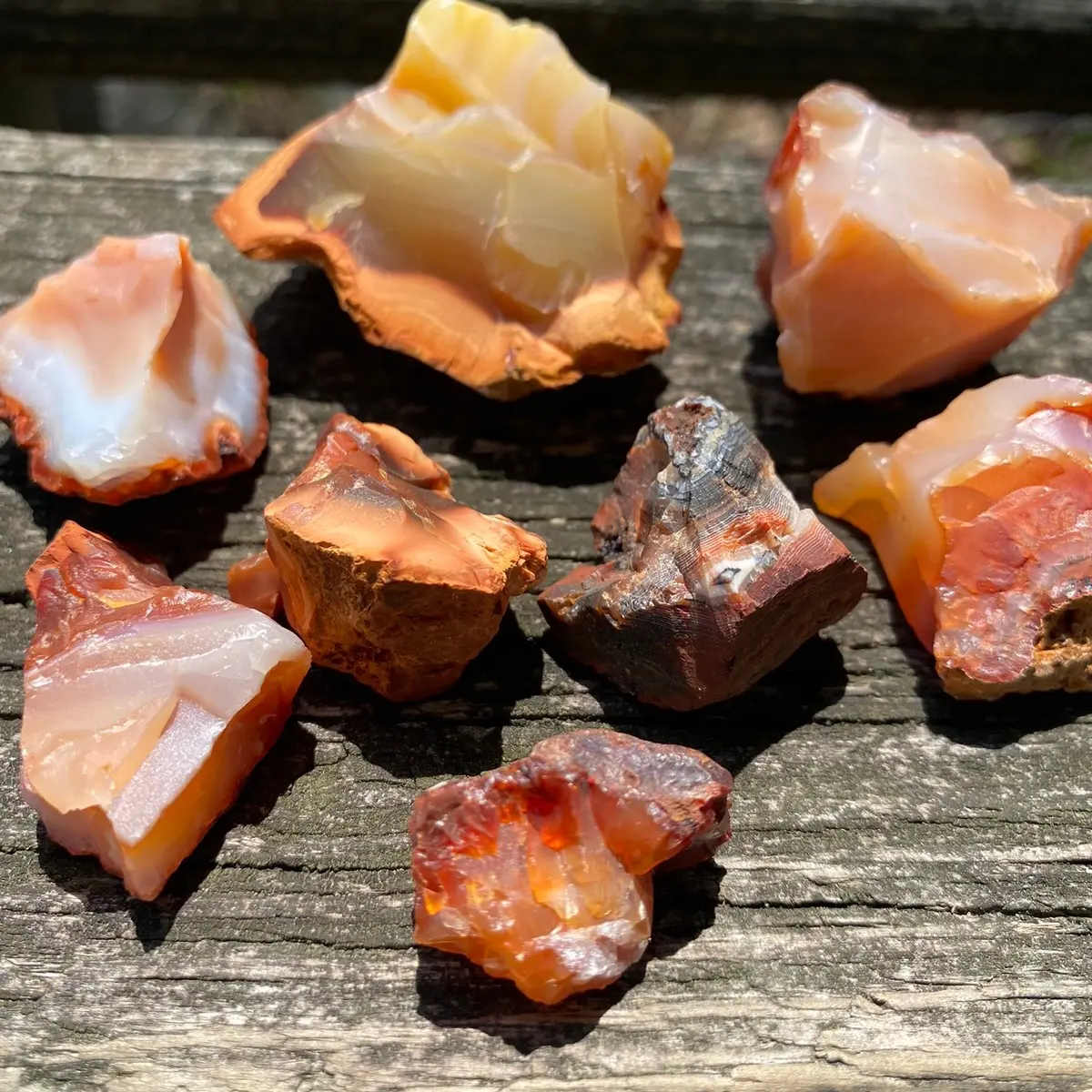 Raw Carnelian Crystal