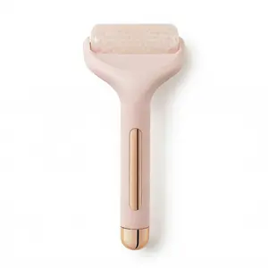 Ice Roller for Face & Body 1.5x Enhanced Cooling Beads Puffy Eyes Redness Reducer Physical Cooling Skin Care Roller Ergonomically Designed for Post-Sun Workout Recovery