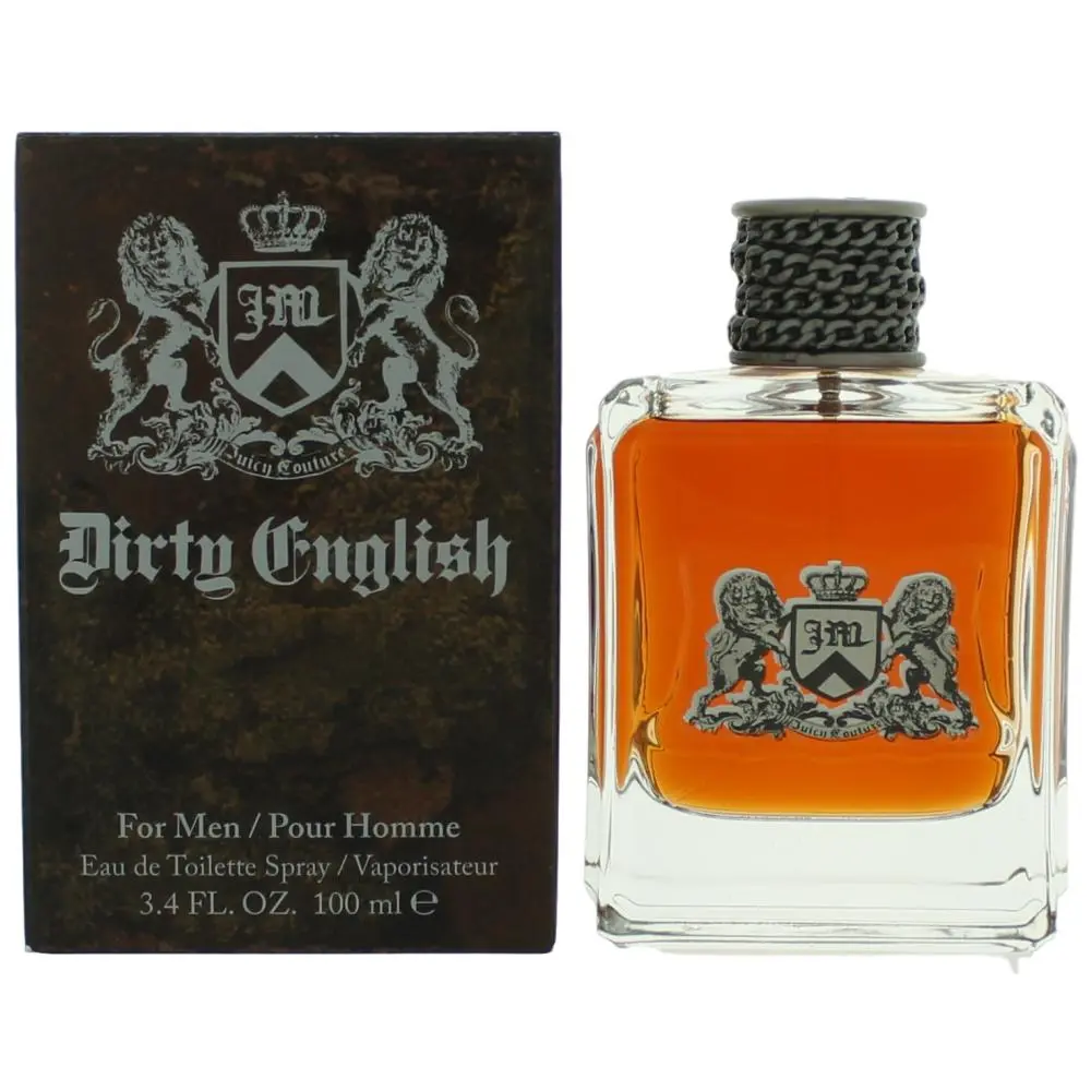 Dirty English Cypress Men's Fragrance, Woody Eau de Toilette Spray with Sandalwood & Bergamot Notes, 3.4 oz, Juicy Men's Fragrance