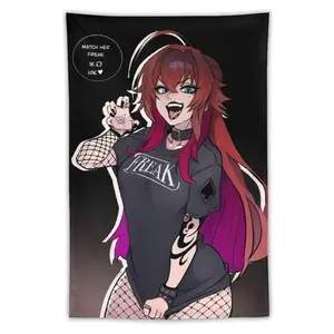 High School DxD wall tapestry poster for college dorm cave bedroom living room office party decoration gift