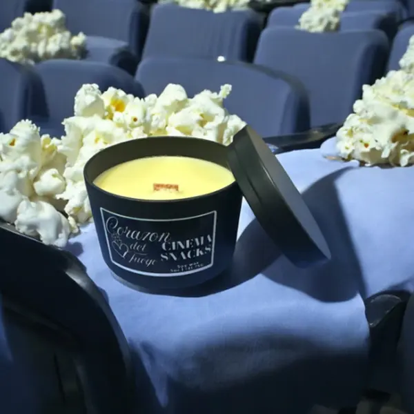 Corazon Del Fuego - Scented Candle - Cinema Snacks - Butter Popcorn
