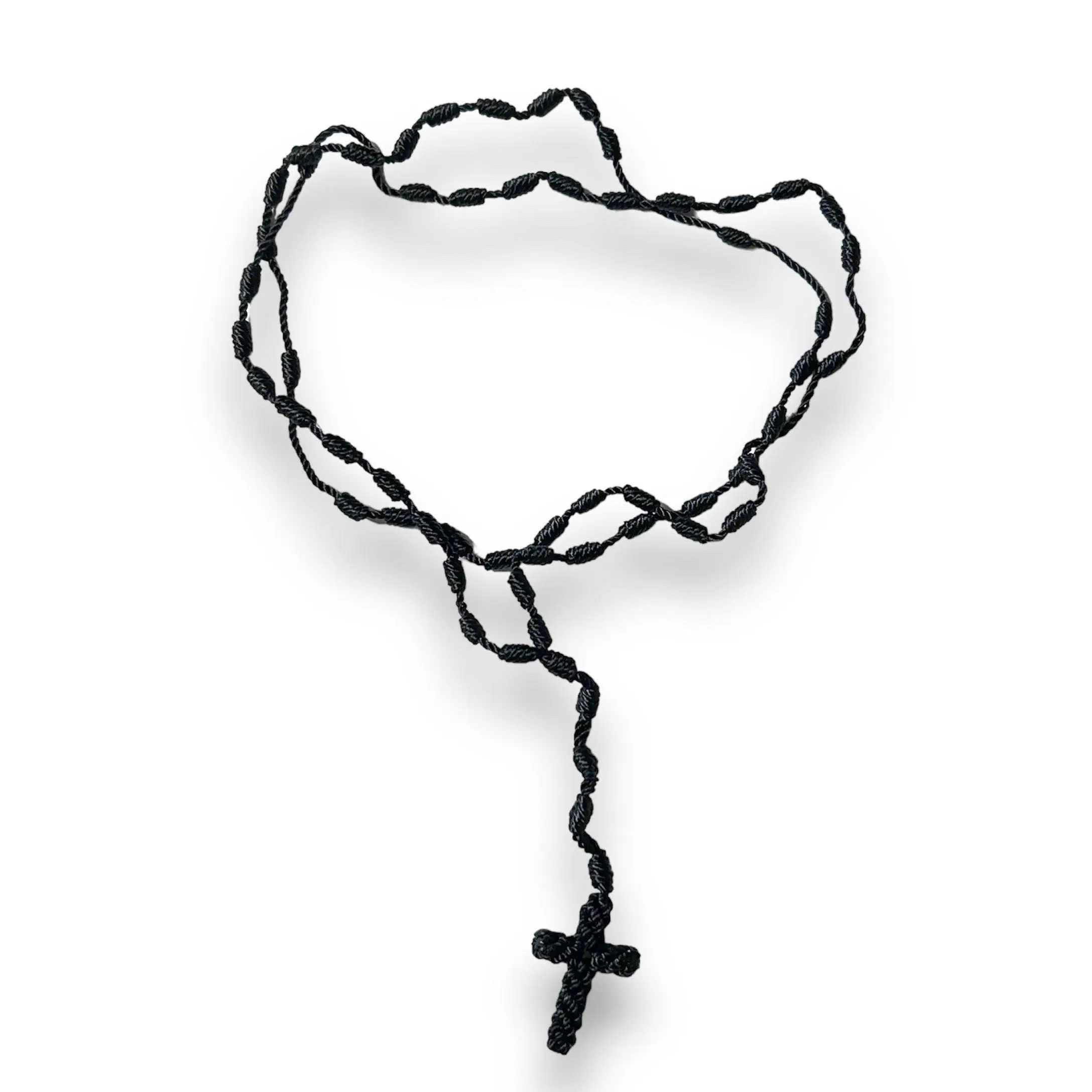 Black Cross Rosaries