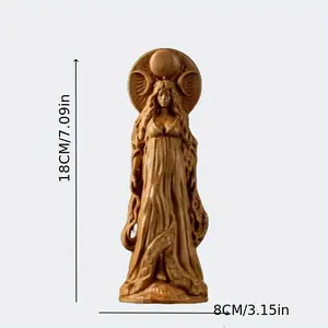 A Statue of The Goddess Selene, a Deity, Goddess Figurine, Altar Decoration, Home Ornament