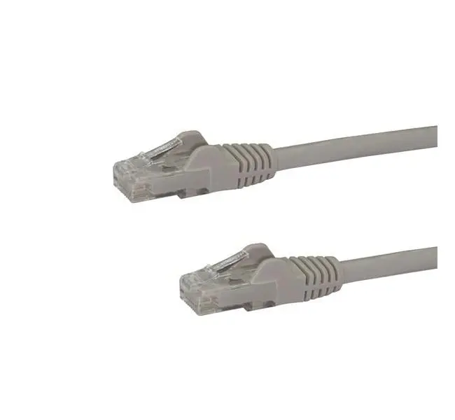 Startech N6PATCH6GR 6 ft. Cat6 Ethernet Patch Cable, Snagless Clips, PVC Jacket, Gray