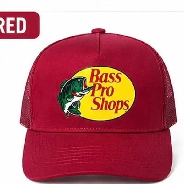 Bass Pro Shops Cardinal Red Trucker Hat – Red Adjustable