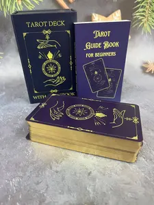 The Original Tarot Cards Deck with Guide Book for Beginners NEW ARRIVE BLUE High-Quality Materials Gold Foil Diagrams Gilded Edges Exquisite Packaging Thoughtful Gift