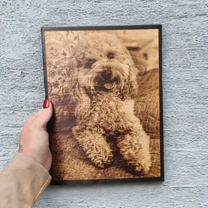 Wood Burnt Photo *Size 9x12*