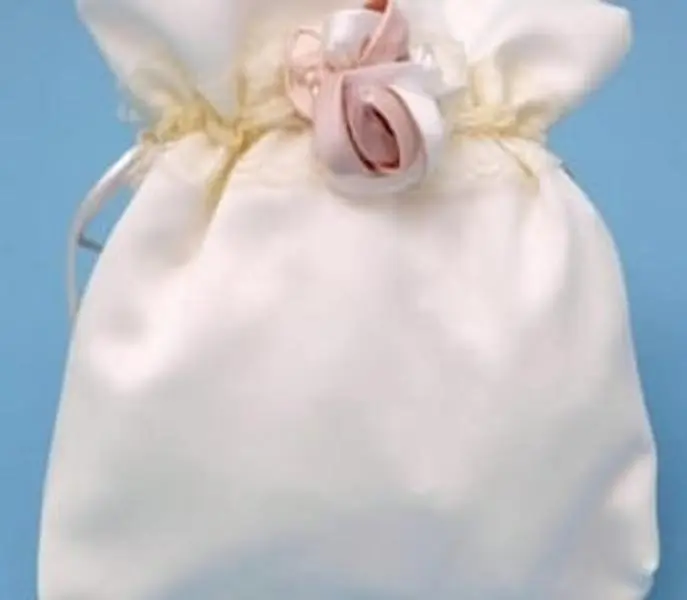 Ivory Satin Bridal Purse for Wedding, Women's Crossbody Shoulder Bag with Beautifully Sculpted Roses