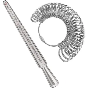 Hkus Ring Sizer Set, Accurate Measurement Tool for Rings & Fingers, Essential Jewelry Accessory, Ideal Gift for Women, Jewellery