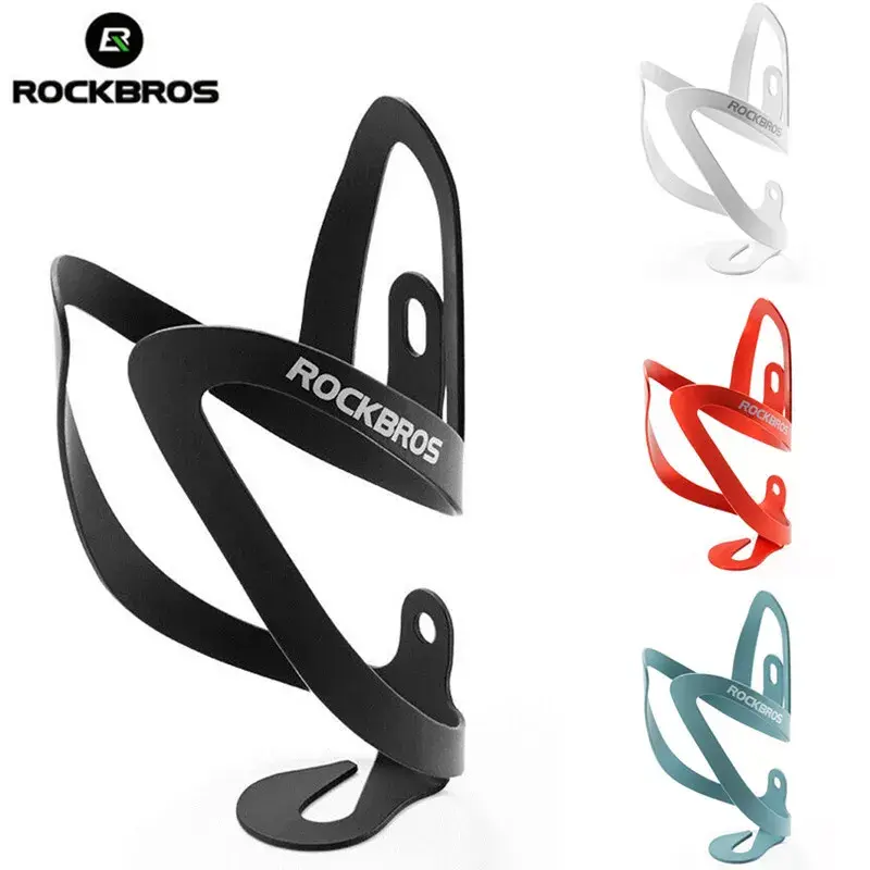 ROCKBROS Ultralight Bicycle Water Bottle Cage MTB Road Bike Water Bottle Holder Bicycle Water Bottle Cage Brackets Bike Cup Holder for Road Mountain Bikes Black