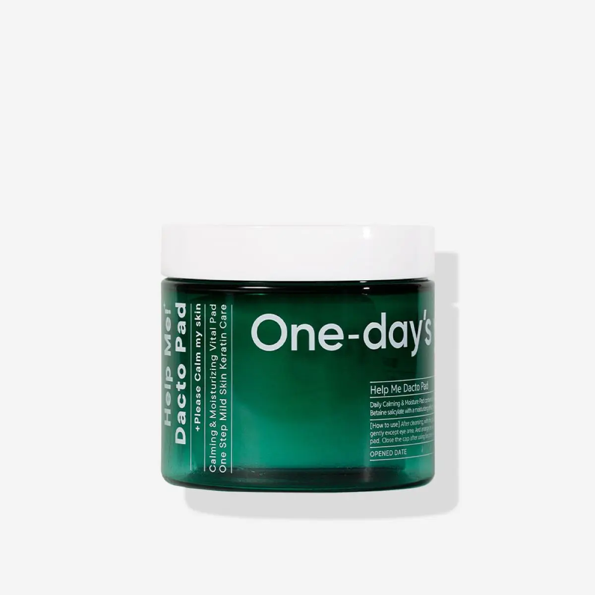 ONE-DAY’S YOU Help Me Dacto Pad | Korean Toner Pads Skincare for Face | Glycolic Acid Exfoliating Pads | Salicylic Acid Pads w/Centella Asiatica Extract Cleansing Pads for Face (60 sheets)