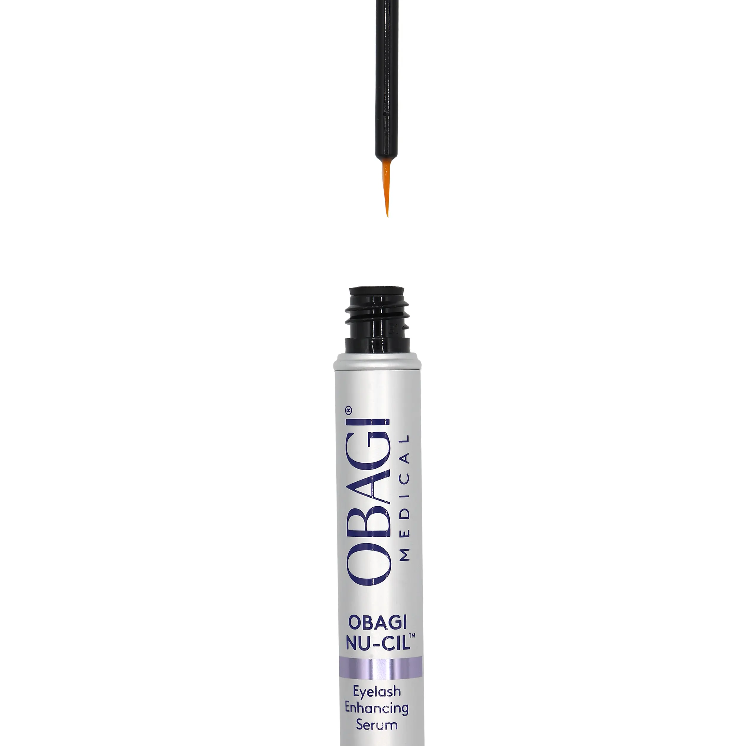 Obagi Nu-Cil Hydrating Lash Serum with Biotin & Hyaluronic Acid for Thicker, Fuller Looking Eyelashes, 3ml, Lengthening Volumizing Lashes, Hydrating Serum, Sparse Lashes