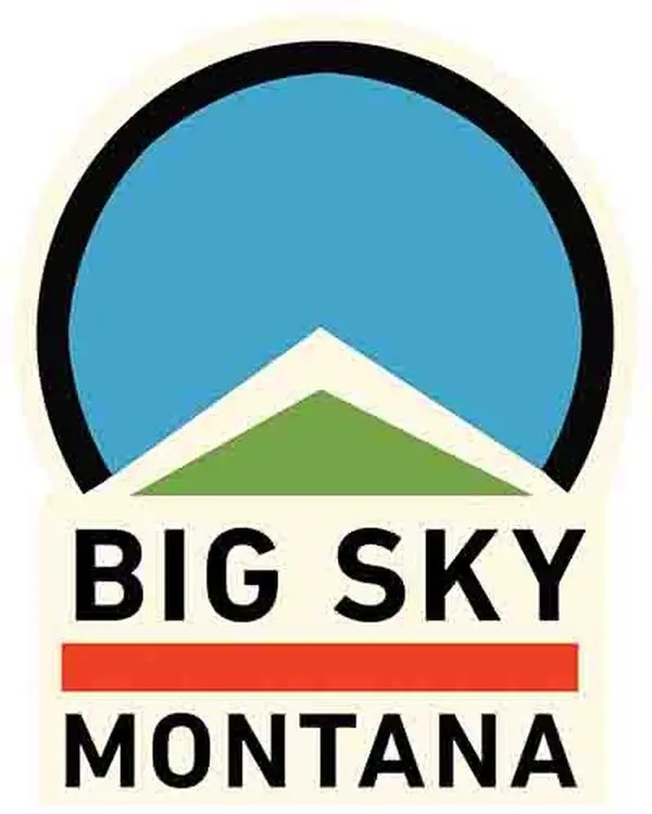 Vintage Big Sky Montana  MT   bumper sticker travel decal