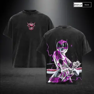 Pink Ranger Oversized Washed Graphic Tee – Iconic Heroine Power Design, Vintage Style T-Shirt, Soft Cotton Streetwear Top, Bold Graphic Print, Relaxed Fit Unisex Tee for Power Rangers Fans