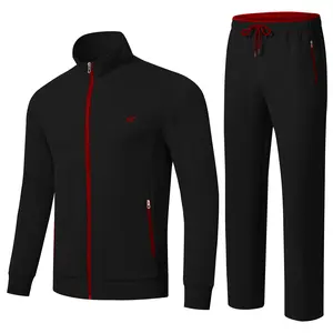 YUYANGDPB Men's Tracksuits 2 Piece Outfits Full Zip Sports Sweatsuit Jogging Suits with Zipper Pockets Lightweight Casual Activewear