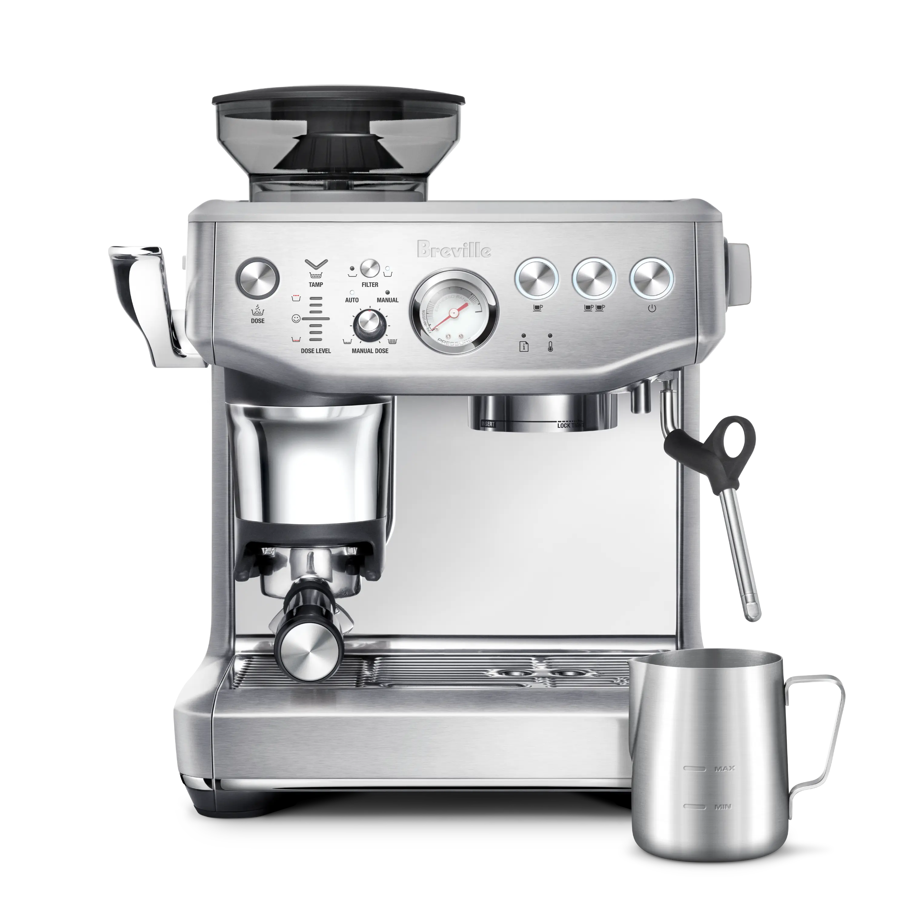 Breville Barista Express Impress Espresso Machine Breville Barista Express Impress Espresso Machine