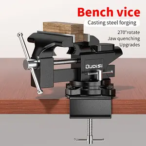 Portable desktop clamp, multifunctional mini pliers, household flat-nose bench pliers