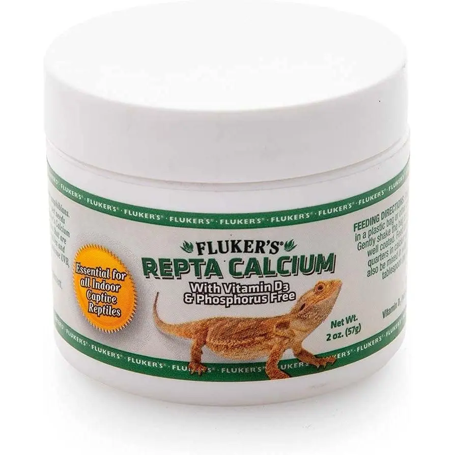 Reptile Calcium Supplement with Vitamin D3 - 2 oz Bone Support for ...