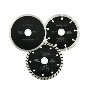 SHDIATOOL 4.5" 3 Pcs Diamond Saw Blades Cutting Discs for Tile,Ceramic,Marble,Granite Concrete Paver,Masonry,Terrazzo,Stone with 7/8" or 5/8" Arbor