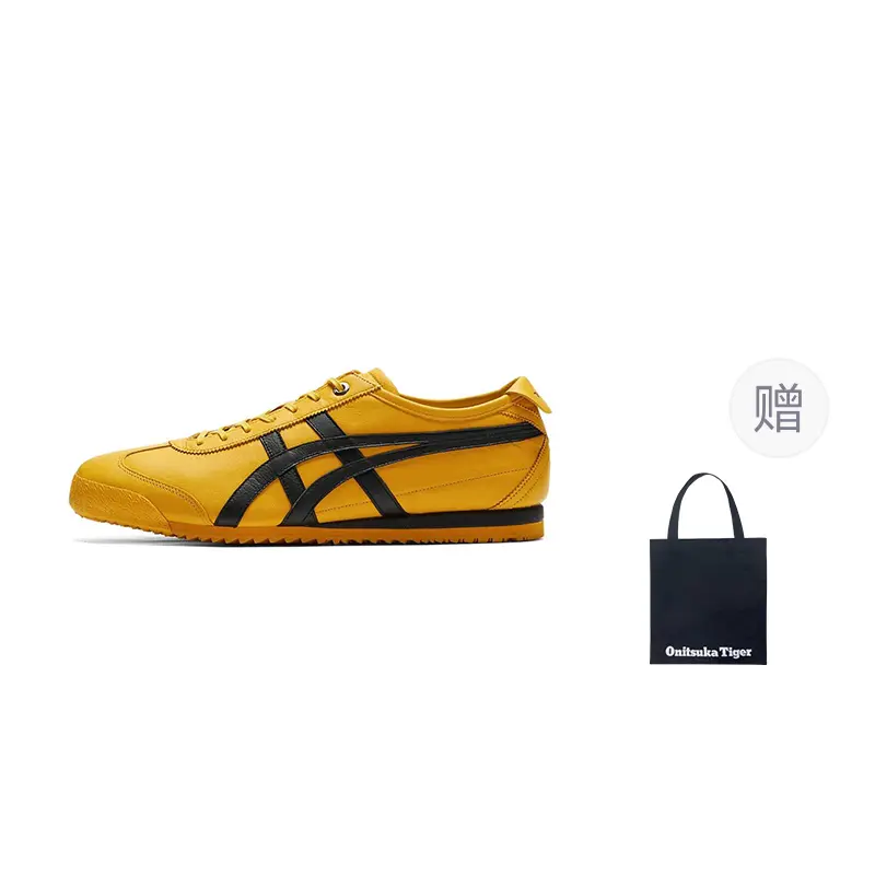 Onitsuka Tiger Men's Mexico 66 SD 'Kill Bill - Yellow Midsole' 2024 Shoes with Classic Design, True to Size for Light Training - US M 10