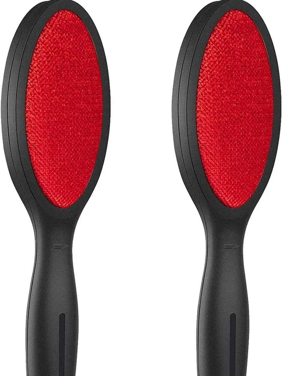 Lint Brush Lint Remover Lint Brushes for Clothes - Dual Sided Reusable Pet Hair Remover for Clothes Sheet Carpet Furniture Fabric, 2 Count