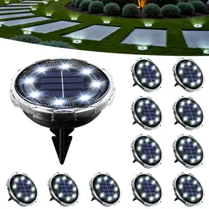 SOLPEX Solar Ground Lights, Solar Pathway Lights Outdoor Waterproof, Landscape Lighting for Garden, Walkway, Driveway, Yard, Deck, Patio, Swimming Pool