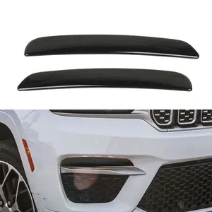 For 2024+ Jeep Grand Cherokee Front Fog Light Lamp Guard Cover Trim (2 pcs)