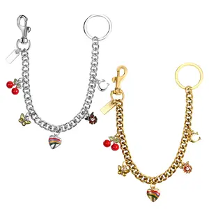 Women's Cute Cherry Bag Charms Link Jeans Chain Multi-purpose Decorative Chain