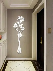 3D Acrylic Wall Sticker for Living Room Decoration TV Background Sofa Backdrop Hallway Vinyl Decal Bedroom Decor Halloween Fall Classroom Removable Sticker Mirror Wall Decor