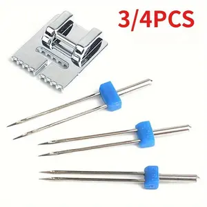 1/4pcs household multifunctional sewing machine accessories Double Twin Needle Sewing Machine Needles Pins Sewing Supplies Sewing Tools