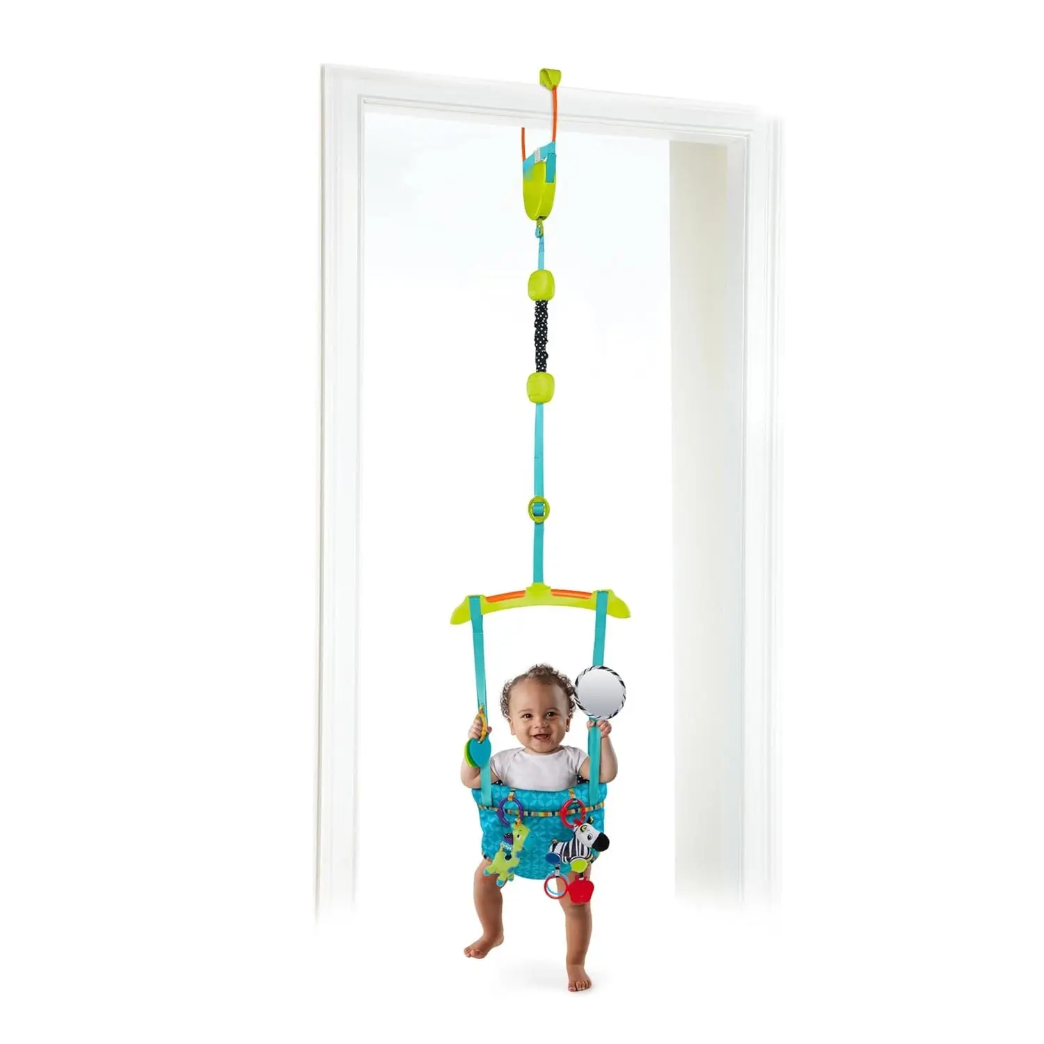 Baby Door Jumper Adjustable Strap Bouncer with Spring for Active Babies 6+ Months