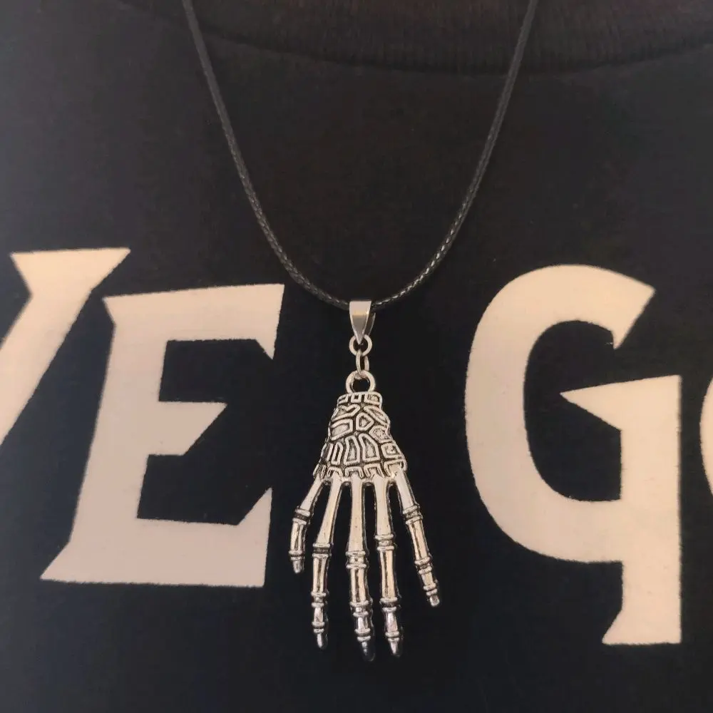Skeleton Hand Necklace - Unique Design Pendant on Chain