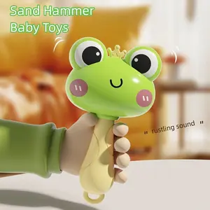 Cartoon Rattle Toy, Rattle Maracas, Safe Non-Toxic Hand Grasp Ball Sand Hammer Toy, Baby Educational Toy, Perfect Christmas and Birthday Gift