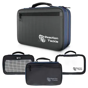 Reaction Tackle Bait Binder Fishing Bags - Saltwater-Resistant Heavy-Duty Fishing Equipment for Soft Plastics, Jigs Tackle Storage