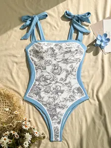 Ladies' casual one-piece one-piece swimsuit