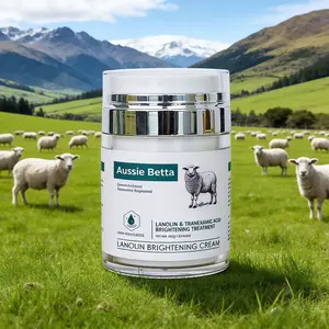 Aussie Betta Miracle Lanolin Peptide Cream Anti-Aging Moisturizer with Shea Butter Multi-Peptide Complex Retinol Adenosine Firming Wrinkle Repair Deep Hydration Sensitive Skin Smoothing Skincare