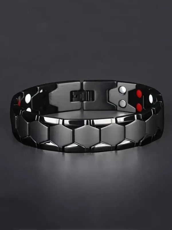 Copper Magnetic Bracelet Energy Healing Men Women, 7.8in Bracelet Bangle Fashionable Bangle,  Bracelet for Men & Women,  Punk Style l ,Trendy All-match & Exquisite Jewelry for Birthday Gift, Bracelets For Women, Men's Jewelry