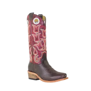 Hyer Women's Brown/Red Tipton Boots
