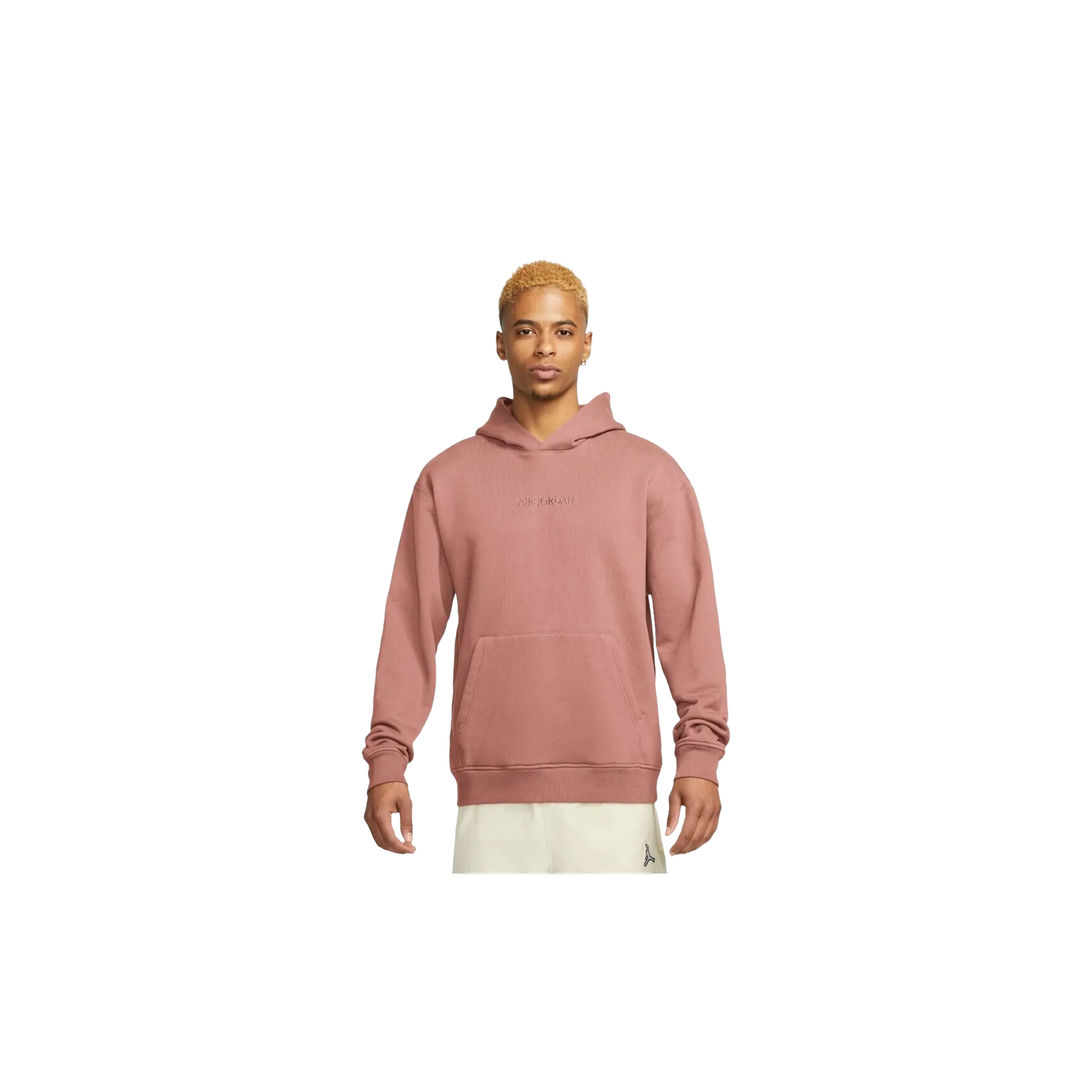 Jordan Wordmark Hoodie "Rust Pink" FJ1966 685