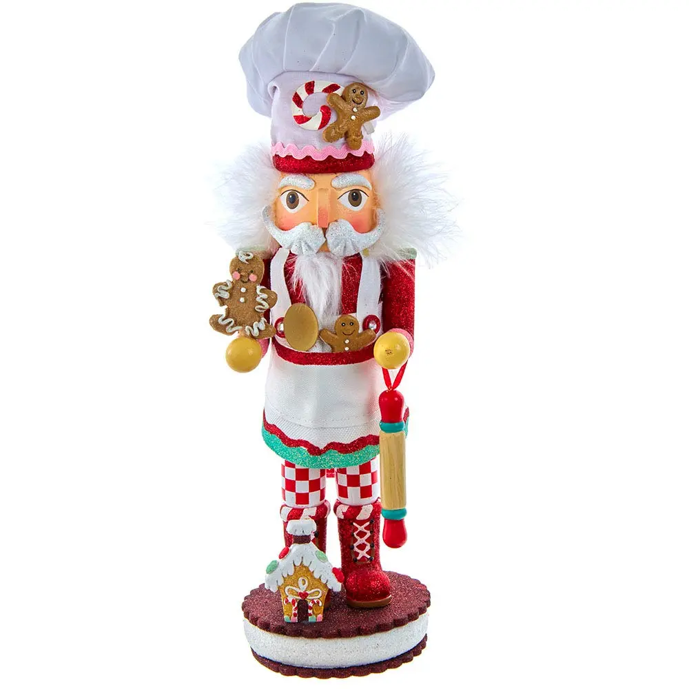 Kurt Adler 15-Inch Gingerbread Chef Nutcracker Kurt Adler 15-Inch Gingerbread Chef Nutcracker