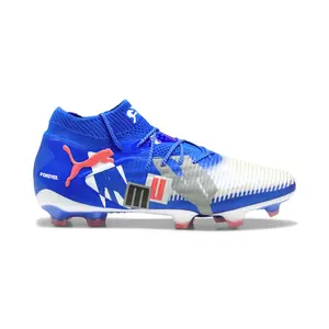 PUMA Mens Future 8 Ultimate Forever Firm Ground Soccer Cleats - Blue, White PUMA Mens Future 8 Ultimate Forever Firm Ground Soccer Cleats - Blue, White