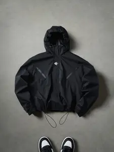 Men's Casual Tech Raincoat, Outdoor Waterproof Lightweight Design, Perfect for Daily Wear and Travel Essentials, Comfortable and Durable